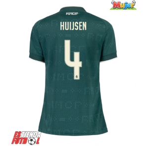 Real Madrid Dean Huijsen #4 Segunda Equipación Mujer 2026-27 Manga Corta